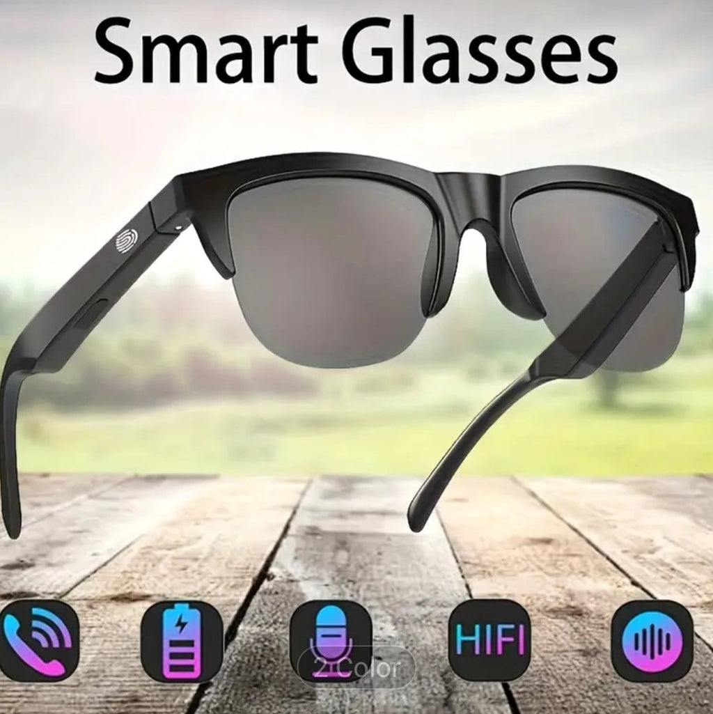 Lentes inteligentes inalambricos escucha tu música y recibe tus llamadas