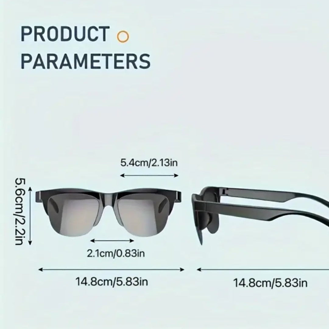 Lentes inteligentes inalambricos escucha tu música y recibe tus llamadas